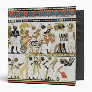 Nubian chiefs bringing presents binder