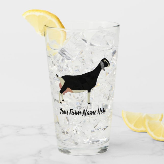 Nubian Dairy Goat Glass (Front Ice)