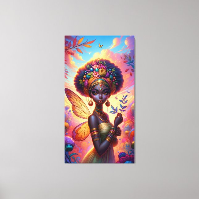 Nubian Fairy Canvas Print (Front)