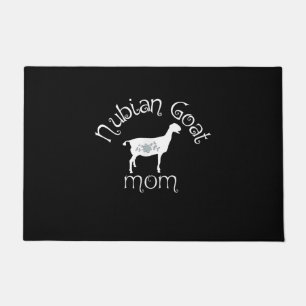 Nubian Goat Mom Gift Doormat