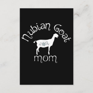 Nubian Goat Mom Gift Enclosure Card