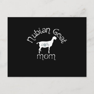 Nubian Goat Mom Gift Holiday Postcard