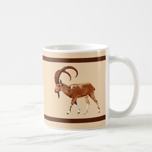 Nubian Ibex - Ein Gedi Coffee Mug (Right)