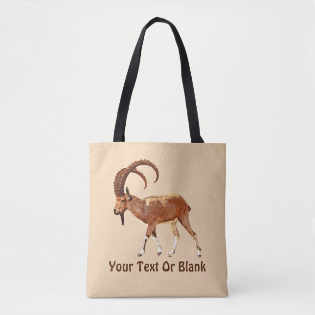 Nubian Ibex - Ein Gedi Tote Bag (Front)