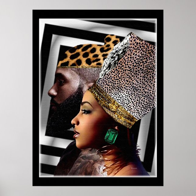 Nubian King & Queen Poster (Front)