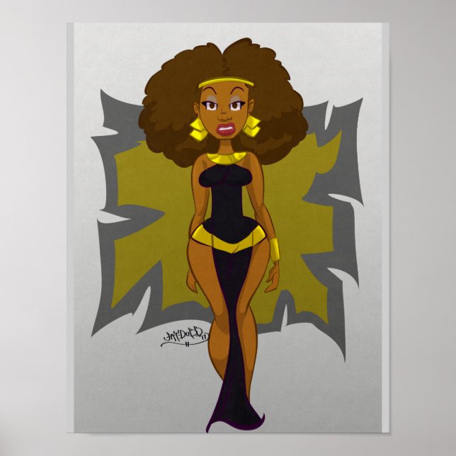 Nubian queen poster (Front)