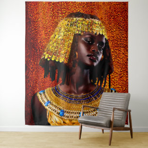 Nubian Queen  Tapestry