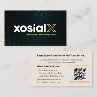 NuCalm - xosialX Business Opportunity Card