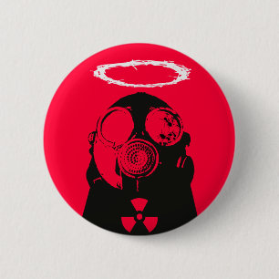 Nuclear 2 Inch Round Button