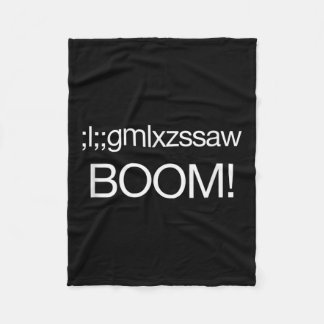 Nuclear Bomb Us Strategic Command Funny Quote Kid  Fleece Blanket