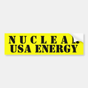 NUCLEAR BUMPER STICKER