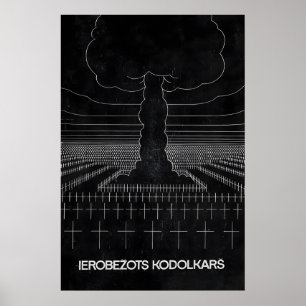 Nuclear Disarmament Poster Eliminate the bomb