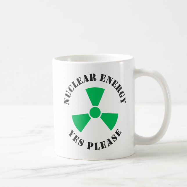 Nuclear Energy, Yes Please, Nuclear Power Coffee Mug (Right)