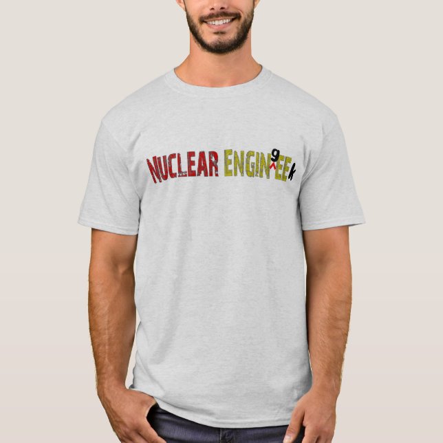 Nuclear Engineer (Engingeek)  Dark T-shirts (Front)