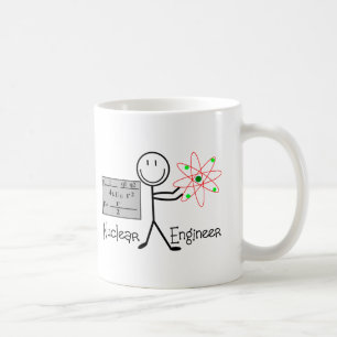 Nuclear Engineer Gifts--Stick People Humour Coffee Mug