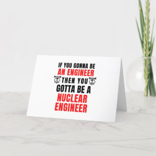 NUCLEAR ENGINEER HOLIDAY CARD