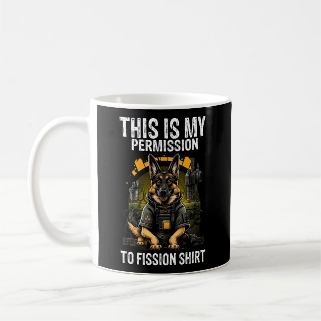Nuclear Engineering Quote For Nuclear Radiation Coffee Mug (Left)