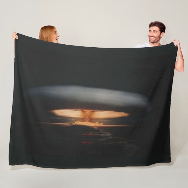 NUCLEAR EXPLOSION FLEECE BLANKET (In Situ)