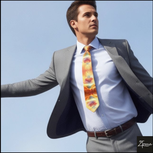 nuclear explosion ful Neck Tie (Creator Uploaded)