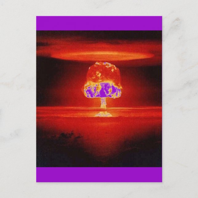 nuclear-explosion postcard (Front)