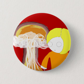 Nuclear Girl 2 Inch Round Button