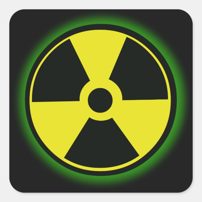 Nuclear Hazard Sticker (Front)