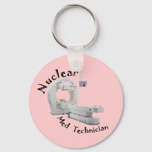 Nuclear Med Technician Gifts Keychain