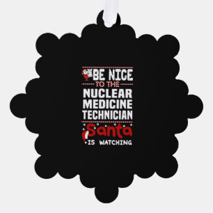 Nuclear Medicine Technician Ornament Card