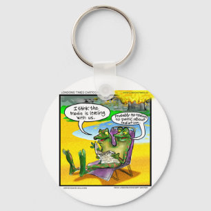 Nuclear Neighbours (Twin Frogs) Funny Gifts & Keychain