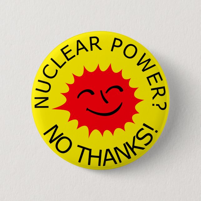 Nuclear Power 2 Inch Round Button (Front)