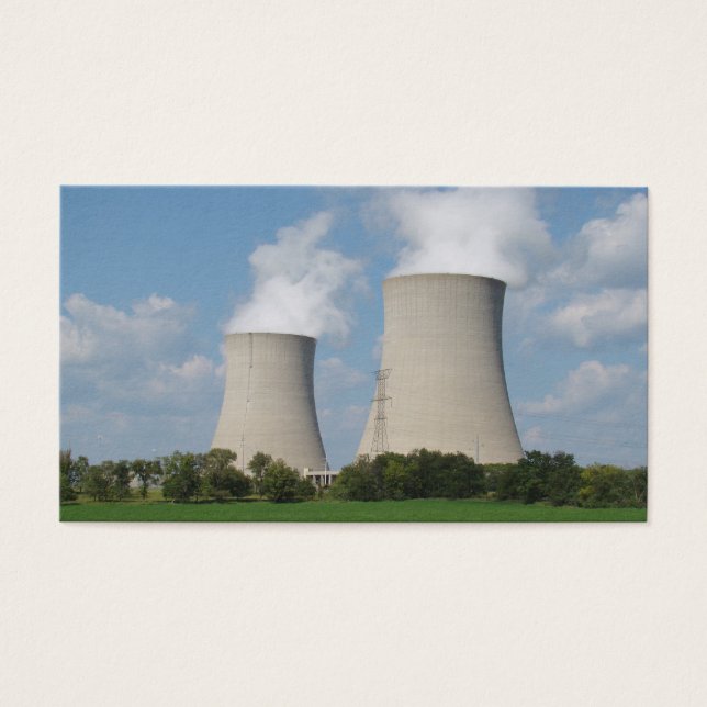 Nuclear Power Plant Cooling Towers (Front)