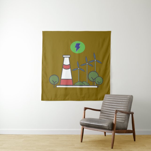 Nuclear power plant design  tapestry (In Situ)