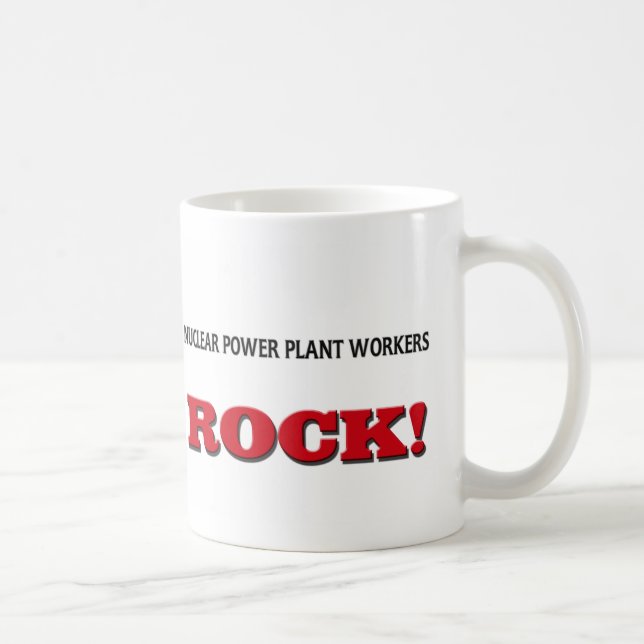 Nuclear Power Plant Workers Rock Coffee Mug (Right)