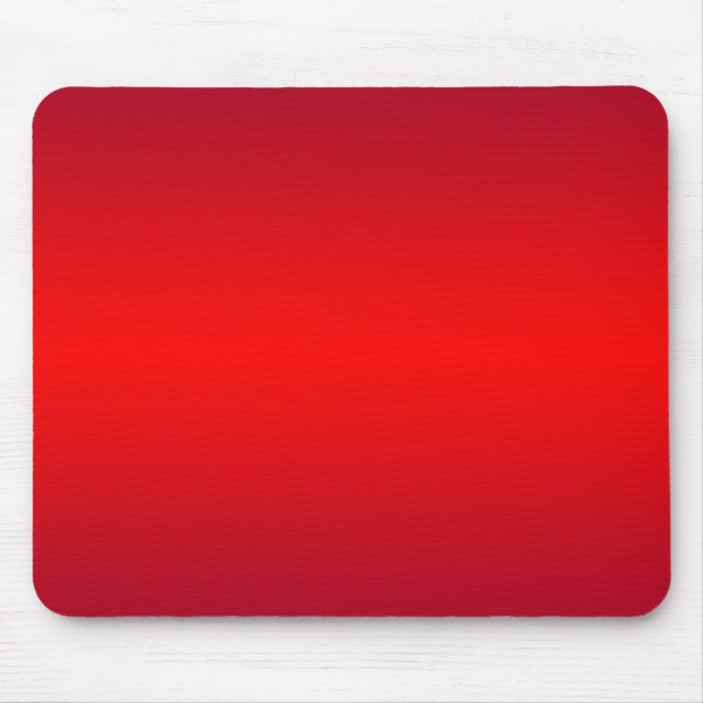 Nuclear Red Gradient - Poppy Reds Template Blank Mouse Pad (Front)