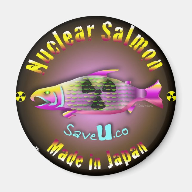 Nuclear Salmon Magnet (Front)