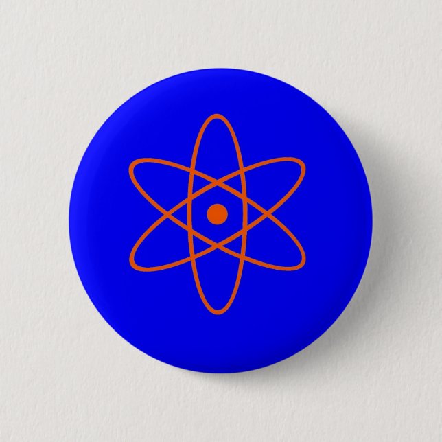 Nuclear Sign 2 Inch Round Button (Front)