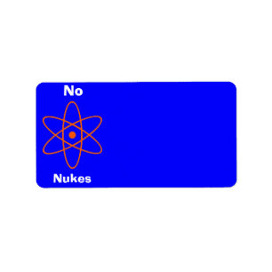 Nuclear Sign Address Label