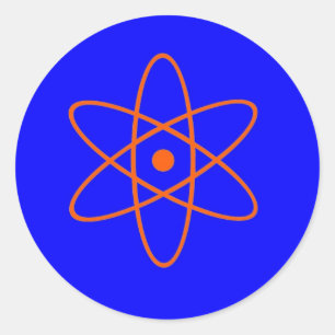 Nuclear Sign Classic Round Sticker