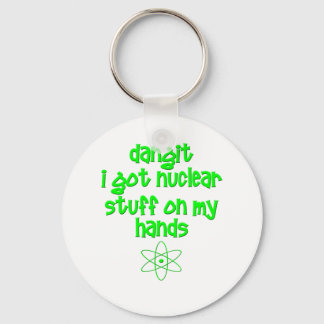 Nuclear Stuff On Hands Keychain