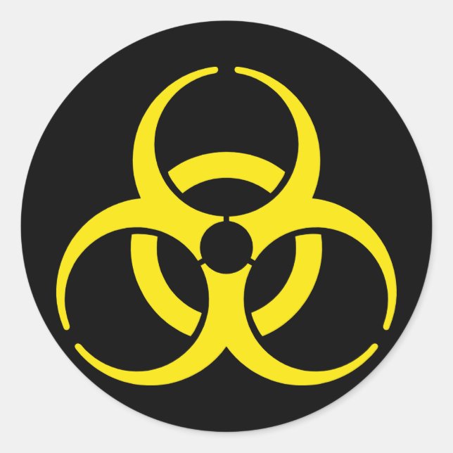 Nuclear Symbol Classic Round Sticker (Front)