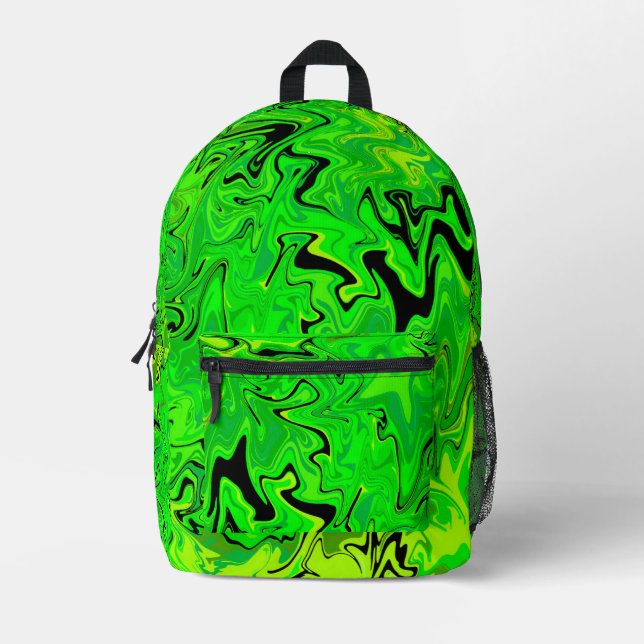 Nuclear Waste Printed Backpack (Front)