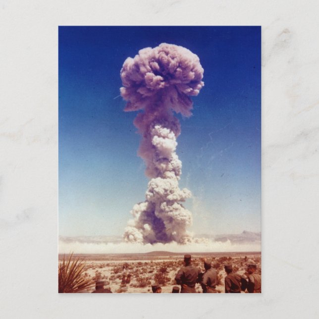 Nuclear Weapons Test Operation Buster-Jangle 1951 Postcard (Front)