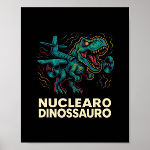 Nuclearo Dinossauro - Funny Italian Brainrot Kids Poster