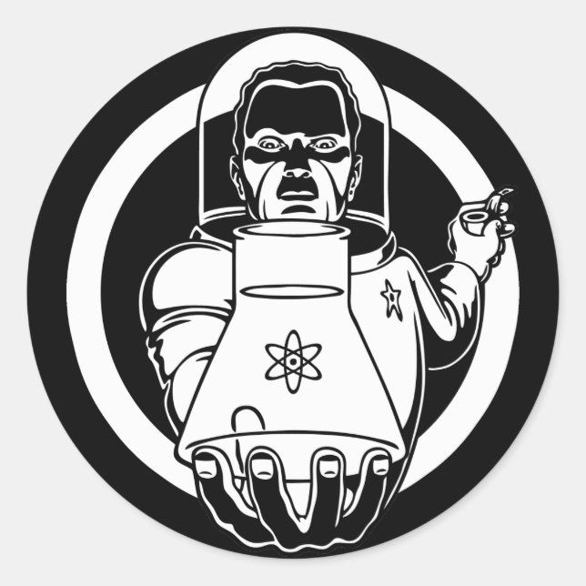 Nucular Atomics III Classic Round Sticker (Front)