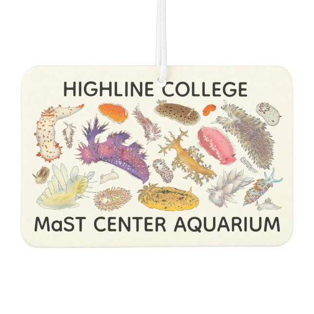 Nudibranch Air Freshener (Front)
