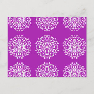 Nudibranch Mandala Postcard