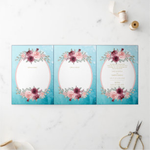 Nuestra Boda 6 pages Mariage espagnol Invitation