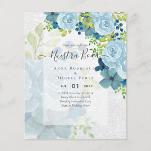 NUESTRA BODA Dusty Blue Floral BUDGET