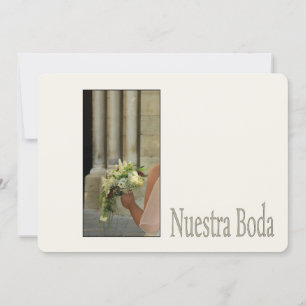 Nuestra Boda - faire-part de mariage espagnole