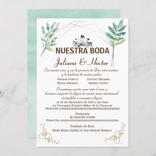 Nuestra Boda Invitation